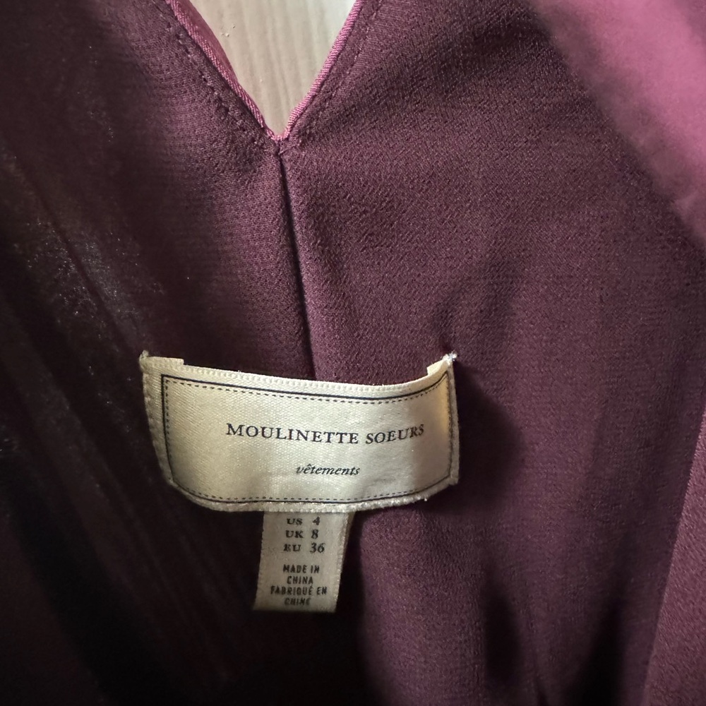 Anthropologie Mauve Halter Midi Dress - Picture 8 of 8